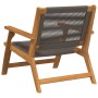 Sillas de jardín 2 pcs Grises 67x78x73 cm de madera maciza de Acacia | Foro24.es | Tu tienda online para hogar, jardín y más Foro24.es