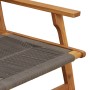 Sillas de jardín 2 pcs Grises 67x78x73 cm de madera maciza de Acacia | Foro24.es | Tu tienda online para hogar, jardín y más Foro24.es