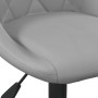 Silla de oficina de terciopelo gris claro de vidaXL, Sillas de oficina - Ref: Foro24-3088846, Precio: 91,90 €, Descuento: %