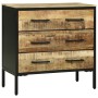 Aparador 70x35x70 cm Madera Maciza Rústica de Mango | Foro24.es | Tu tienda online para hogar, jardín y más Foro24.es