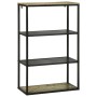 Estantería 70x35x110 cm de Madera Sólida Mango Rugoso de , Librerías y estanterías - Ref: Foro24-374102, Precio: 141,75 €, De...