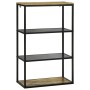 Estantería 70x35x110 cm de Madera Sólida Mango Rugoso de , Librerías y estanterías - Ref: Foro24-374102, Precio: 141,75 €, De...