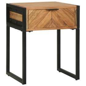 Comprar Mesita de noche madera maciza de acacia