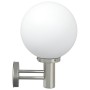 Luz de pared exterior de acero inoxidable plata IP44 | Foro24.es | Tu tienda online para hogar, jardín y más Foro24.es