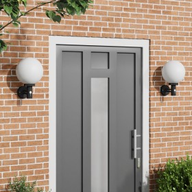 Comprar Apliques de Pared con Sensor 2 pcs Negro