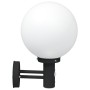 Apliques de Pared con Sensor 2 pcs Negro Acero Inoxidable IP44 | Foro24.es | Tu tienda online para hogar, jardín y más Foro24.es