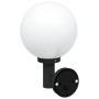 Apliques de Pared con Sensor 2 pcs Negro Acero Inoxidable IP44 | Foro24.es | Tu tienda online para hogar, jardín y más Foro24.es
