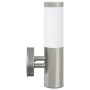 Luz de Pared Exterior Plata Acero Inoxidable IP44 | Foro24.es | Tu tienda online para hogar, jardín y más Foro24.es