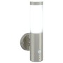 Aplique de Pared Exterior con Sensor Plateado Acero Inoxidable IP44 | Foro24.es | Tu tienda online para hogar, jardín y más Foro24.es