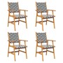 Juego de comedor de jardín 5 piezas madera maciza de acacia de vidaXL, Conjuntos de jardín - Ref: Foro24-3087140, Precio: 404...