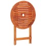 Set de comedor de jardín plegable 3 pzas madera eucalipto de vidaXL, Conjuntos de jardín - Ref: Foro24-3087159, Precio: 151,1...