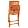 Set de comedor de jardín plegable 9 pzas madera eucalipto de vidaXL, Conjuntos de jardín - Ref: Foro24-3087158, Precio: 452,1...
