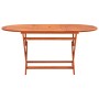 Set de comedor de jardín plegable 9 pzas madera eucalipto de vidaXL, Conjuntos de jardín - Ref: Foro24-3087158, Precio: 452,1...