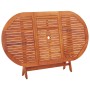 Set de comedor de jardín plegable 9 pzas madera eucalipto de vidaXL, Conjuntos de jardín - Ref: Foro24-3087158, Precio: 452,1...