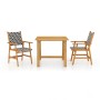 Juego de comedor de jardín 3 piezas madera maciza de acacia de vidaXL, Conjuntos de jardín - Ref: Foro24-3087122, Precio: 225...