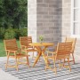 Juego de comedor de jardín 5 piezas madera maciza de acacia de vidaXL, Conjuntos de jardín - Ref: Foro24-3087129, Precio: 427...