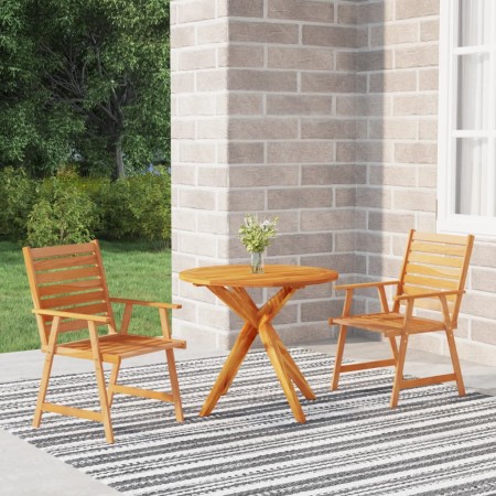 Juego de comedor de jardín 3 piezas madera maciza de acacia de vidaXL, Conjuntos de jardín - Ref: Foro24-3087128, Precio: 286...