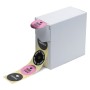 rillprint Pegatinas de regalo 250 piezas 4 rollos rosa, marrón y negro de rillprint, Cinta para etiquetar - Ref: Foro24-44104...