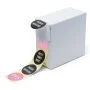 rillprint Pegatinas de regalo 250 piezas 4 rollos rosa, marrón y negro de rillprint, Cinta para etiquetar - Ref: Foro24-44104...