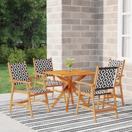 Juego de comedor de jardín 5 piezas madera maciza de acacia de vidaXL, Conjuntos de jardín - Ref: Foro24-3087138, Precio: 367...