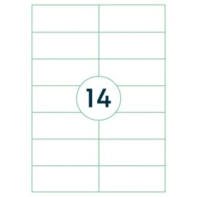 rillprint Self-adhesive labels 105x42.4 mm 500 sheets white by rillprint, Address labels - Ref: Foro24-441027, Price: 51,96 €...