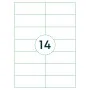 rillprint Etiquetas autoadhesivas 105x42,4 mm 500 hojas blanco de rillprint, Etiquetas de dirección - Ref: Foro24-441027, Pre...