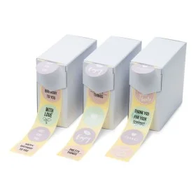 rillprint Gift Stickers 250 Pieces x 3 Pastel Rolls by rillprint, labeling tape - Ref: Foro24-441051, Price: 21,96 €, Discoun...