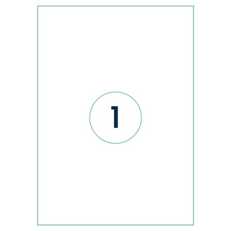 rillprint Etiquetas autoadhesivas 210x297 mm 500 hojas blanco de rillprint, Etiquetas de dirección - Ref: Foro24-441033, Prec...