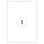 rillprint Etiquetas autoadhesivas 210x297 mm 500 hojas blanco de rillprint, Etiquetas de dirección - Ref: Foro24-441033, Prec...