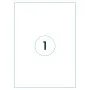 rillprint Etiquetas autoadhesivas 210x297 mm 500 hojas blanco de rillprint, Etiquetas de dirección - Ref: Foro24-441033, Prec...