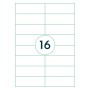 rillprint Etiquetas autoadhesivas 105x37 mm 1000 hojas blanco de rillprint, Etiquetas de dirección - Ref: Foro24-441034, Prec...