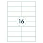 rillprint Etiquetas autoadhesivas 105x37 mm 1000 hojas blanco de rillprint, Etiquetas de dirección - Ref: Foro24-441034, Prec...