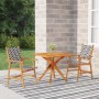 Juego de comedor de jardín 3 piezas madera maciza de acacia de vidaXL, Conjuntos de jardín - Ref: Foro24-3087137, Precio: 263...