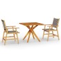 Juego de comedor de jardín 3 piezas madera maciza de acacia de vidaXL, Conjuntos de jardín - Ref: Foro24-3087137, Precio: 263...