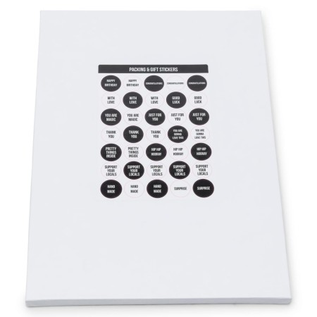rillprint Surtido de pegatinas de regalo 10 hojas x 5 cajas de rillprint, Cinta para etiquetar - Ref: Foro24-441049, Precio: ...