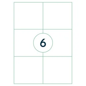 rillprint Self-adhesive labels 105x99 mm 500 sheets white by rillprint, Address labels - Ref: Foro24-441030, Price: 39,30 €, ...