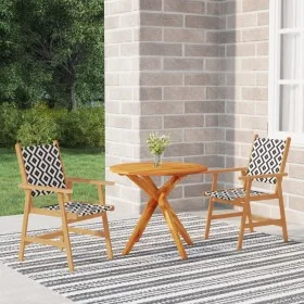 Juego de comedor de jardín 3 piezas madera maciza de acacia de vidaXL, Conjuntos de jardín - Ref: Foro24-3087130, Precio: 245...
