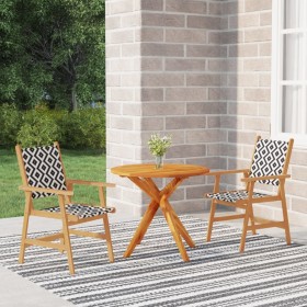 Juego de comedor de jardín 3 piezas madera maciza de acacia de vidaXL, Conjuntos de jardín - Ref: Foro24-3087130, Precio: 248...