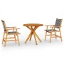Juego de comedor de jardín 3 piezas madera maciza de acacia de vidaXL, Conjuntos de jardín - Ref: Foro24-3087130, Precio: 248...