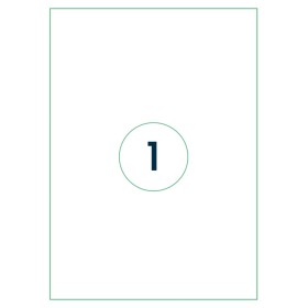 rillprint Etiquetas autoadhesivas 210x297 mm 1000 hojas blanco de rillprint, Etiquetas de dirección - Ref: Foro24-441040, Pre...
