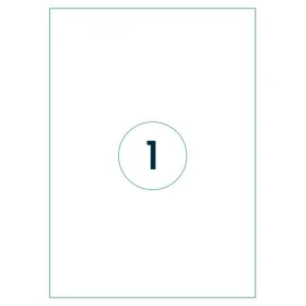 rillprint Self-adhesive labels 210x297 mm 1000 sheets white by rillprint, Address labels - Ref: Foro24-441040, Price: 59,21 €...