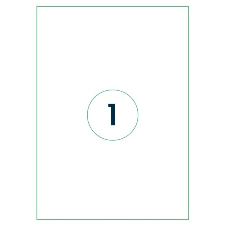 rillprint Etiquetas autoadhesivas 210x297 mm 1000 hojas blanco de rillprint, Etiquetas de dirección - Ref: Foro24-441040, Pre...