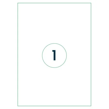 rillprint Etiquetas autoadhesivas 210x297 mm 1000 hojas blanco de rillprint, Etiquetas de dirección - Ref: Foro24-441040, Pre...
