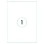 rillprint Etiquetas autoadhesivas 210x297 mm 1000 hojas blanco de rillprint, Etiquetas de dirección - Ref: Foro24-441040, Pre...