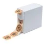 rillprint Gift Stickers 250 Pieces 4 Rolls Brown by rillprint, labeling tape - Ref: Foro24-441045, Price: 26,15 €, Discount: %