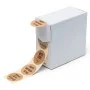 rillprint Gift Stickers 250 Pieces 4 Rolls Brown by rillprint, labeling tape - Ref: Foro24-441045, Price: 26,15 €, Discount: %