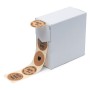 rillprint Pegatinas de regalo 250 piezas 4 rollos marrón de rillprint, Cinta para etiquetar - Ref: Foro24-441045, Precio: 26,...