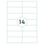 rillprint Etiquetas autoadhesivas 105x42,4 mm 1000 hojas blanco de rillprint, Etiquetas de dirección - Ref: Foro24-441035, Pr...