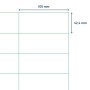 rillprint Etiquetas autoadhesivas 105x42,4 mm 1000 hojas blanco de rillprint, Etiquetas de dirección - Ref: Foro24-441035, Pr...