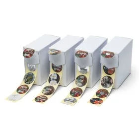 rillprint Gift Stickers 250 Pieces 4 Rolls Metallic by rillprint, labeling tape - Ref: Foro24-441046, Price: 25,60 €, Discoun...